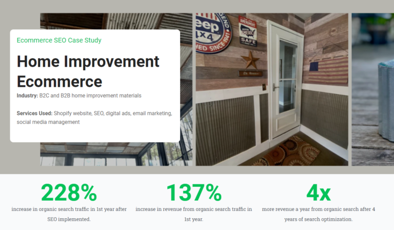 ecommerce seo case study